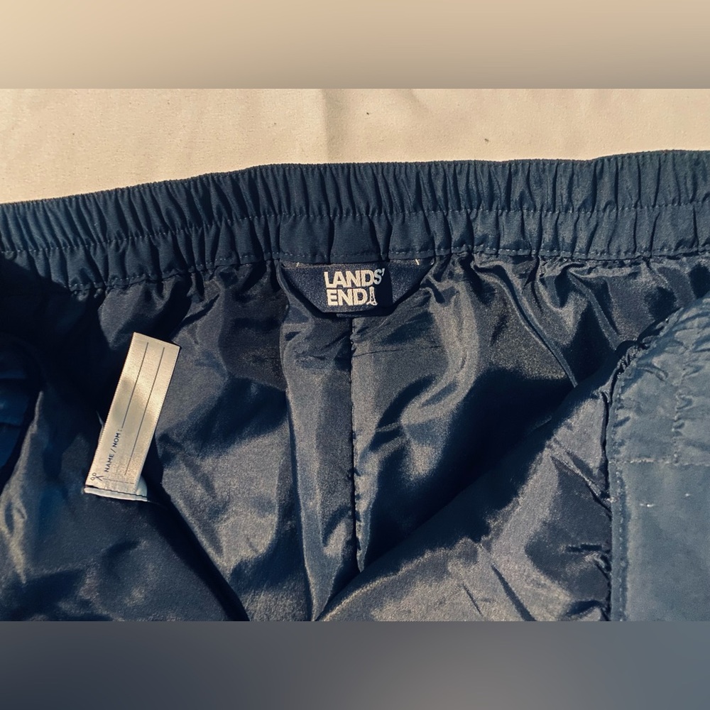 Lands' End Navy Blue Winter Snow Pants Insulated kids/ Adults - Picture 4 of 13
